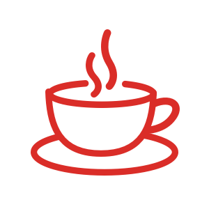 Icon of hot coffee